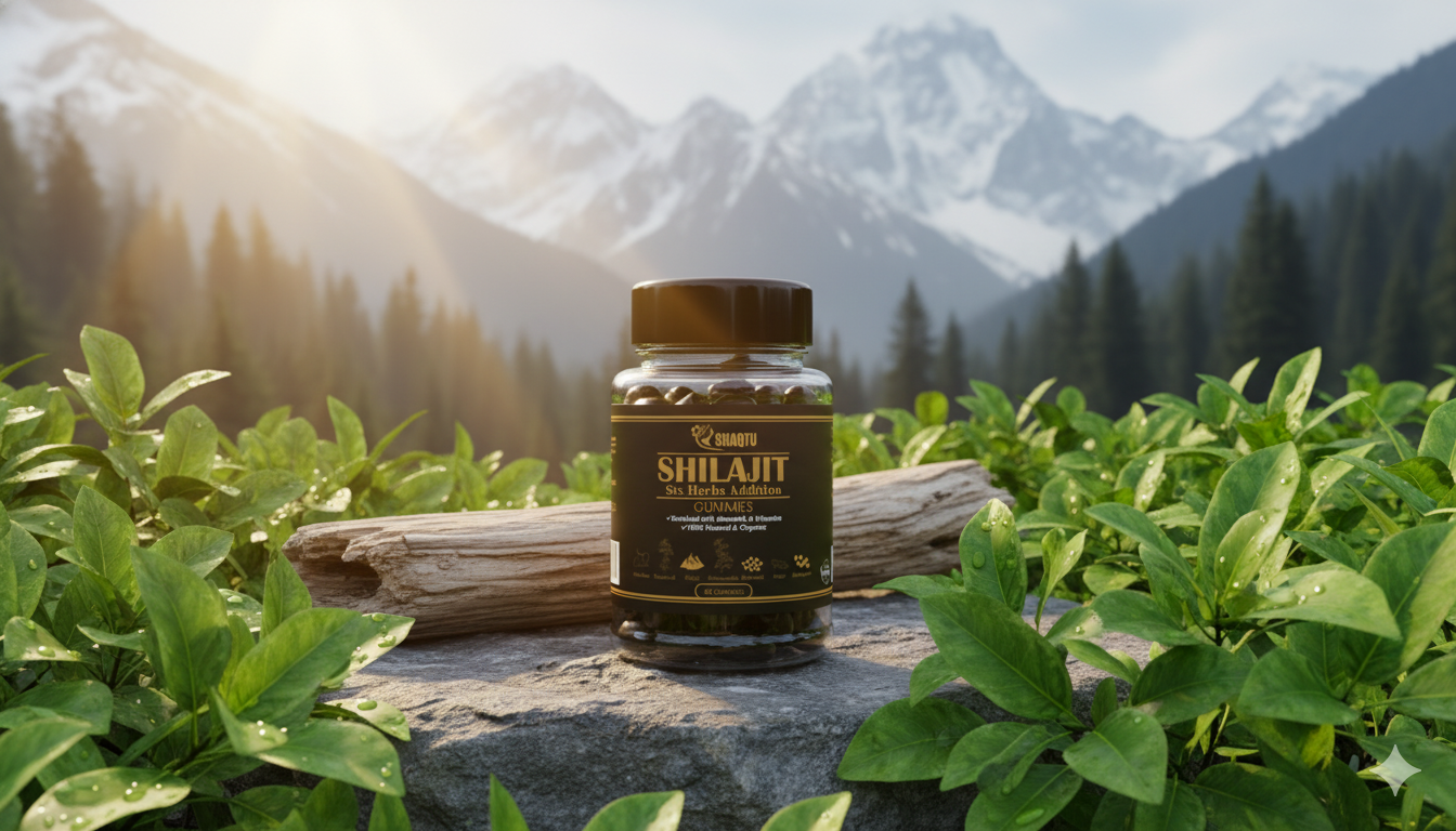 Shaqtu Himalayan Shilajit 6 Herbs Gummies