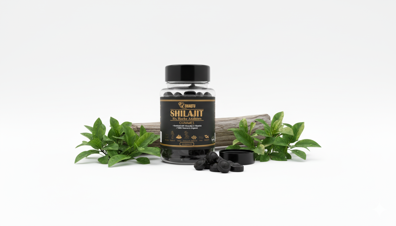 Shaqtu Himalayan Shilajit 6 Herbs Gummies
